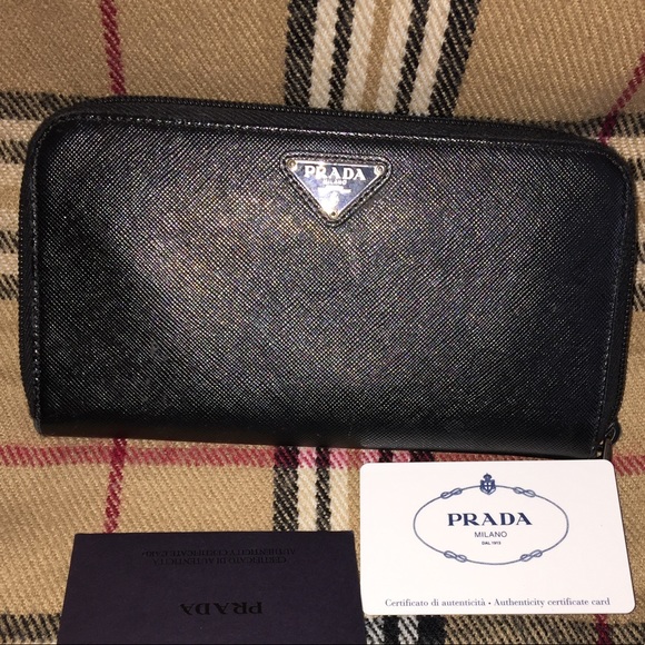 Prada Handbags - COPY - Tessuto zip around wallet